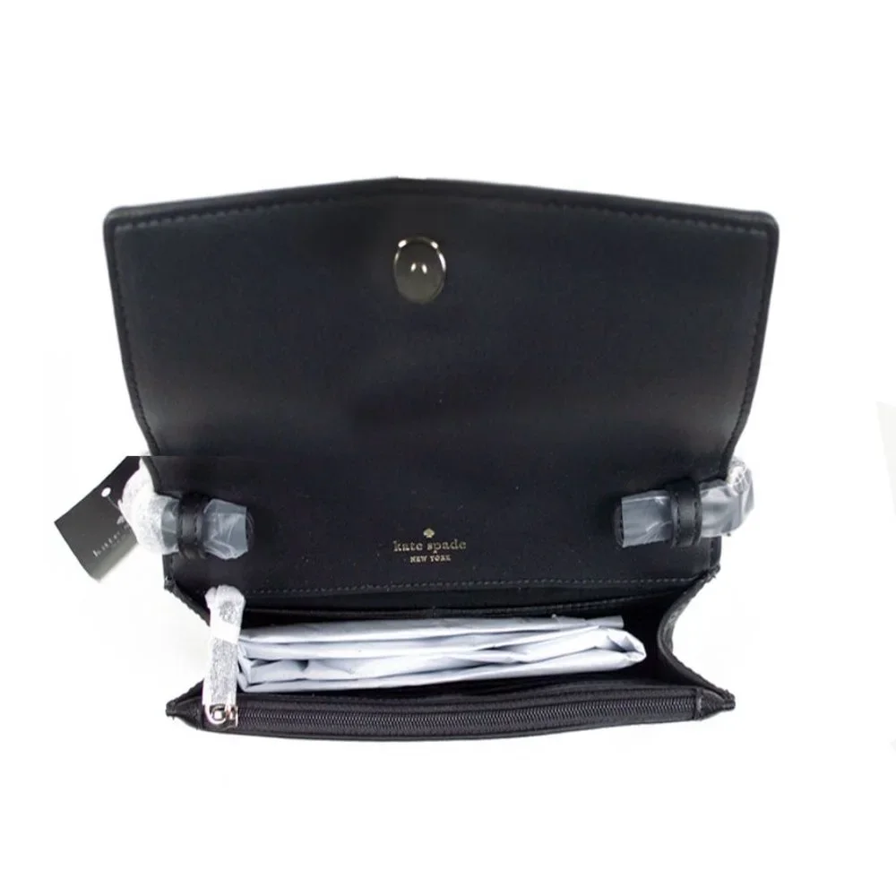 Kate Spade Black Perry Wallet on String